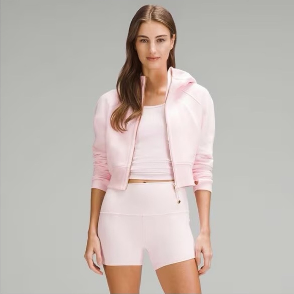 Lululemon scuba full zip cropped hoodie